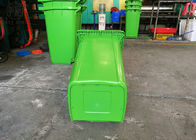 पुनर्चक्रण पेपर के लिए लाल / हरे रंग की प्लास्टिक की छड़ें, 240 लीटर अपशिष्ट व्हीली बिन