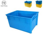 एक्वाकल्चर Collapsible Plastic Crate ac ठोस आधार और पक्षों के साथ प्लास्टिक मछली डिब्बे