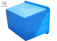 टेक्सटाइल फैक्टरी स्टोरेज के लिए डब्ल्यू 400 एल इंडस्ट्रियल कलर्ड प्लास्टिक स्टोरेज बॉक्स