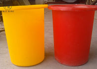 फेफड़े की रंगीन रोटोमोल्डिंग प्लास्टिक गोल डिब्बे चिप / आलू खाद्य ग्रेड के साथ 70 एल