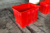 Aquaponic फिश फ्रैम के लिए रेड हैवी ड्यूटी 160L प्लास्टिक रिसाइकलिंग बिन्स वॉटर टैंक