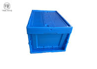 ढक्कन के साथ टर्नओवर Collapsible Plastic Crate Foldable मूविंग प्लास्टिक स्टोरेज क्रेट