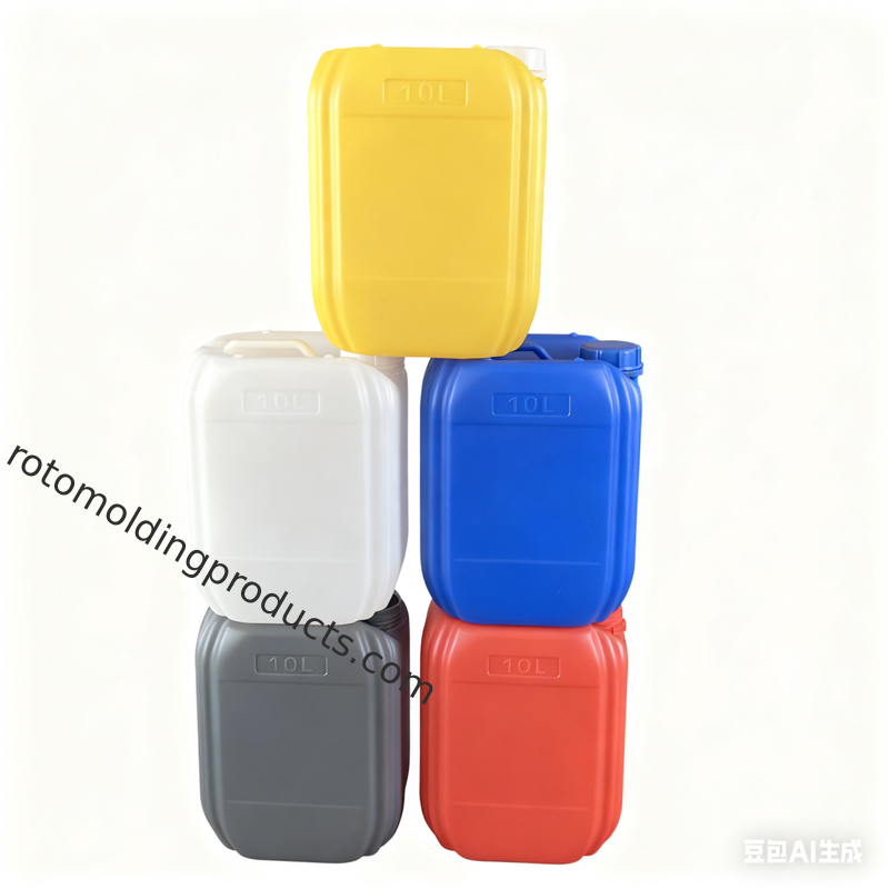 30 लीटर क्षमता और स्टोर रसायनों और शहद के लिए स्क्रू कैप क्लोजर के साथ खाद्य ग्रेड प्लास्टिक जेरी कैन